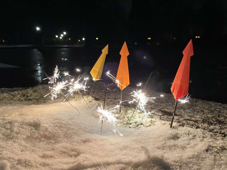 rakete origami anleitung Kranich falten faltanleitung kraniche anfänger